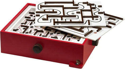 Brio Toys Wooden Tabletop Pinball Labyrinth Game (Various Designs/Assortment of Designs) 1pc