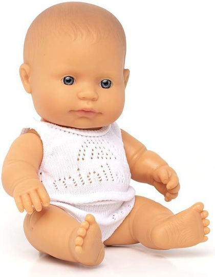 Miniland Baby Puppe Caucasian Mädchen für 10m+ Jahren