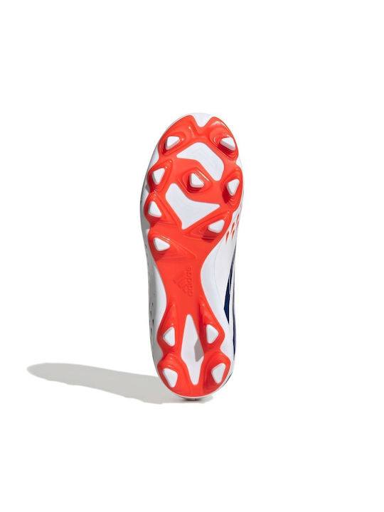 Predator Edge 4 Kids Molded Soccer Shoes White