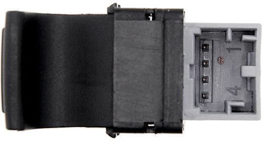 NTY Διακόπτης Παραθύρων Αυτοκινήτου για Volkswagen T5 / Transporter 4pin Μαύρο