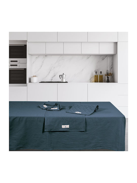 Greenwich Polo Club 2643 Cotton Tablecloth Blue 140x240cm