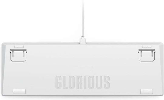 Glorious PC Gaming Race GMMK 2 Gaming Mechanical Keyboard with Glorious Fox switches and RGB lighting (English US) White