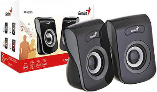 Genius SP-Q180 Computerlautsprecher 2.0 mit Leistung 06W in Gray Farbe