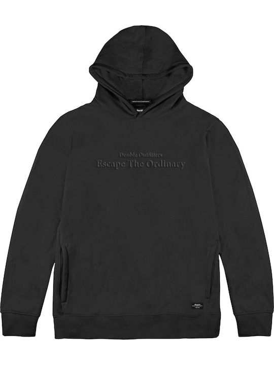 Sweatshirt mit Kapuze Schwarz