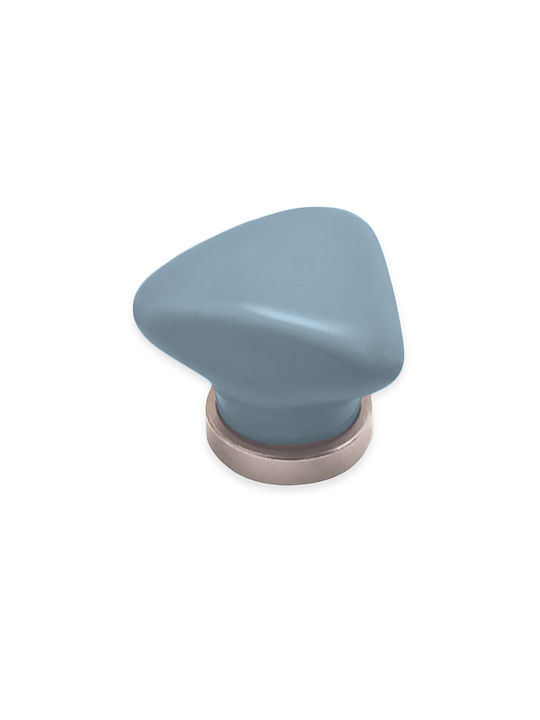 Conset C1071 Kids Knob Furniture made of Porcelain in Blue Color 30mm 1pcs