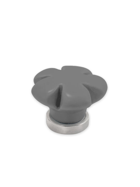 Conset C1079 Kids Knob Furniture made of Porcelain in Gray Color 35mm C1079-35A52A52 1pcs