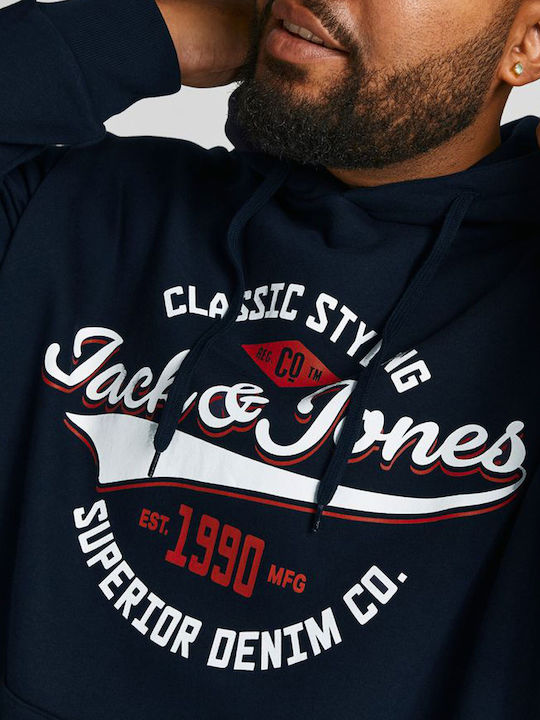 Sweatshirt with Hood Navy