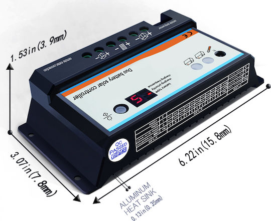 Epsolar Ρυθμιστής Φόρτισης PWM 24V 20A