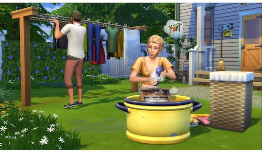 The Sims 4 Clean & Cozy Starter Bundle (Code in a Box) PC Game