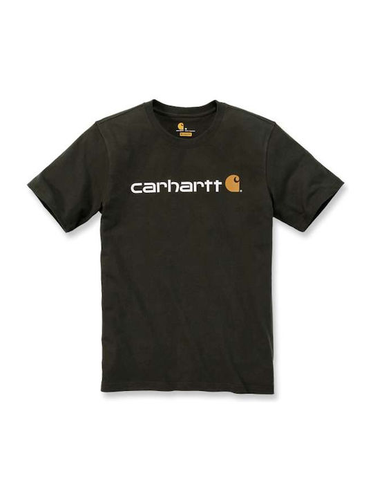 Carhartt T-shirt Bărbătesc cu Mânecă Scurtă Negru