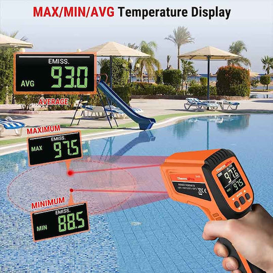 Thermo Pro TP450 Θερμόμετρο Υπερύθρων