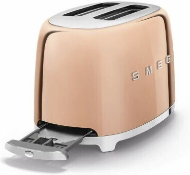 Smeg Prăjitor de pâine 2 sloturi 950W Rose Gold