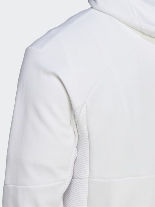 Designed For Gameday Φούτερ με Κουκούλα Λευκό