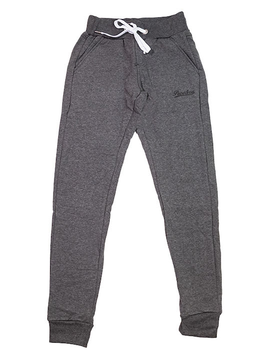 Sweatpants with Elastic Dark Grey
