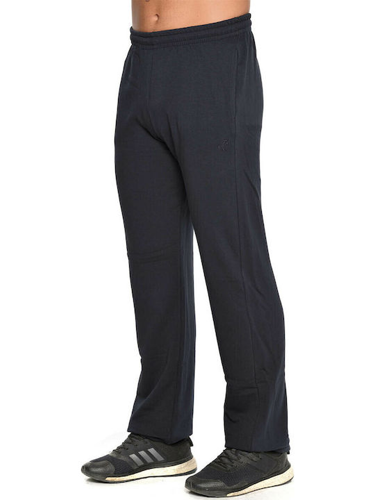 Sweatpants with Elastic Navy Blue