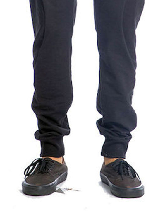 Paco & Co Men's Sweatpants with Rubber Black