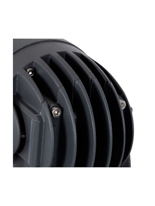 GloboStar Spotnenia Proiector LED Pentru Exterior 16W Cu Lumină Alb Cald IP65 Negru
