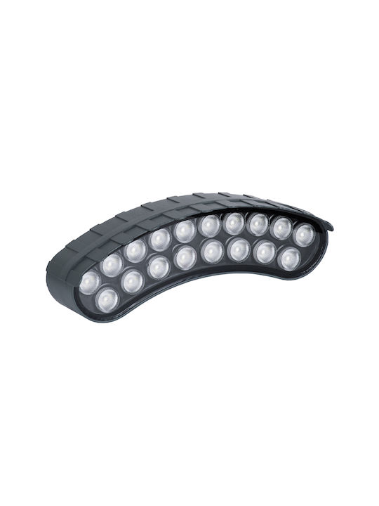 GloboStar Treelightkina Външна Стояща Лампа LED Стенна Пералня 18W RGBW IP67 Сива