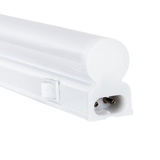 GloboStar Tubo Under-Cabinet LED Light 18W Natural White with Switch L120xD2.2xH3.5cm