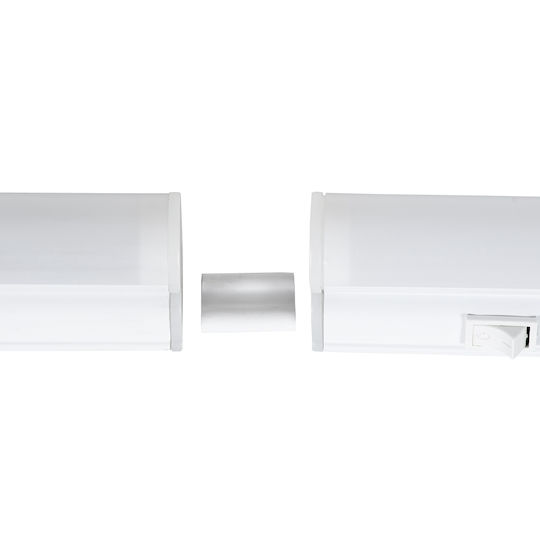 GloboStar Φωτιστικό Πάγκου Κουζίνας Tubo LED 5.5W Warmes Weiß mit Schalter M30xB2.2xH3.5cm.