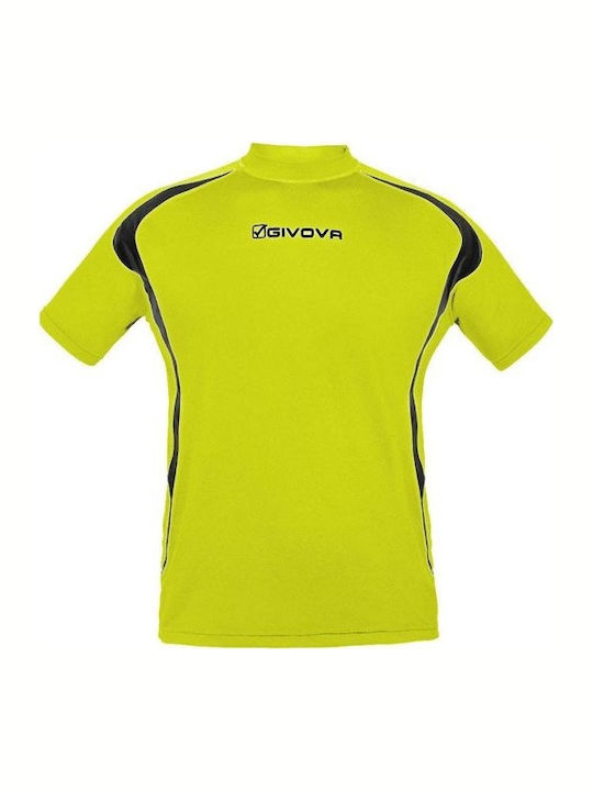 Givova Running Shirt Men's Athletic T-shirt Short Sleeve Green