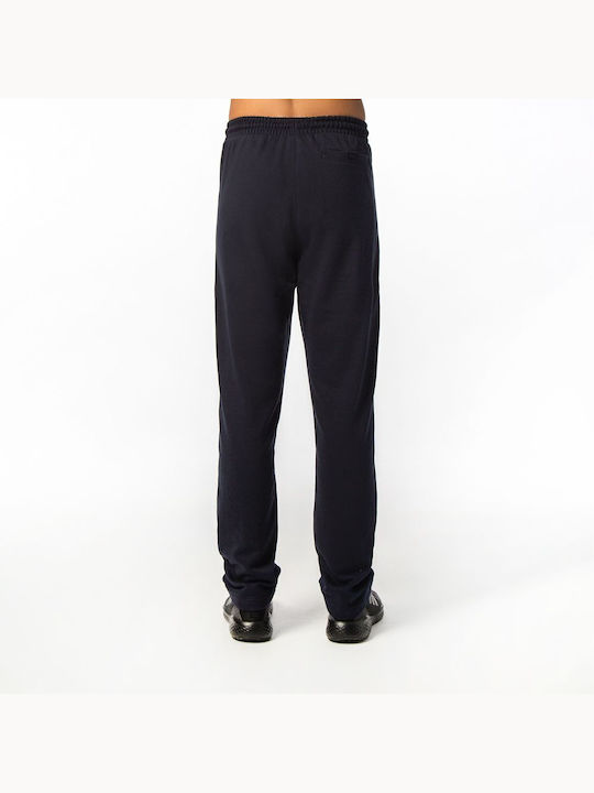 Be:Nation Men's Sweatpants with Rubber Navy Blue