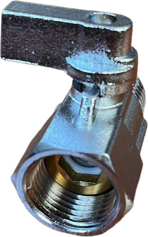 Rossi Βάνα / Διακόπτης Ευθεία 1/2"x1/2" Αρσενικό/Θηλυκό