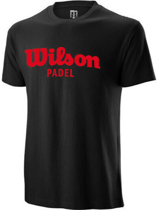 Wilson Padel WRA797302 Ανδρική Μπλούζα Μαύρη