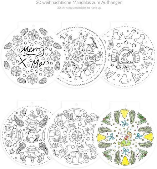 Книга за оцветяване против стрес Wichtel Mandala Wonderland