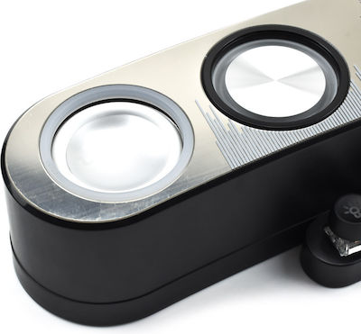 Andowl Bluetooth-Lautsprecher 10W mit Radio und Batterielaufzeit bis zu 10 Stunden Schwarz