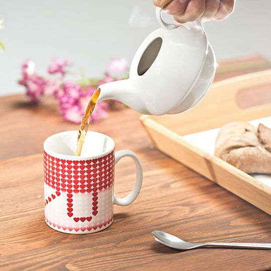 Gadget Master Schimbare de căldură Cană Ceramică I love you