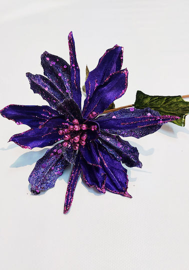 Inart Weihnachtsdekoration Blume Länge 70cm.