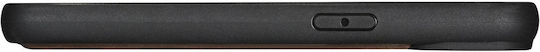 iCarer Oil Wax Anti-RFID Wallet Piele Maro închis (iPhone 14 Pro Max)
