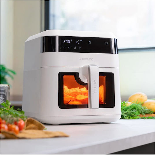 Cecotec Cecofry Experience Window 6000 Air Fryer 6lt Λευκό