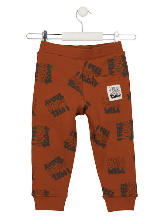 Losan Kids Sweatpants Brown 1pcs