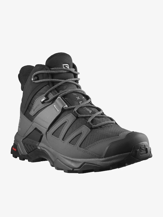 Salomon X Ultra 4 Men's Hiking Waterproof Boots with Gore-Tex Membrane Gray