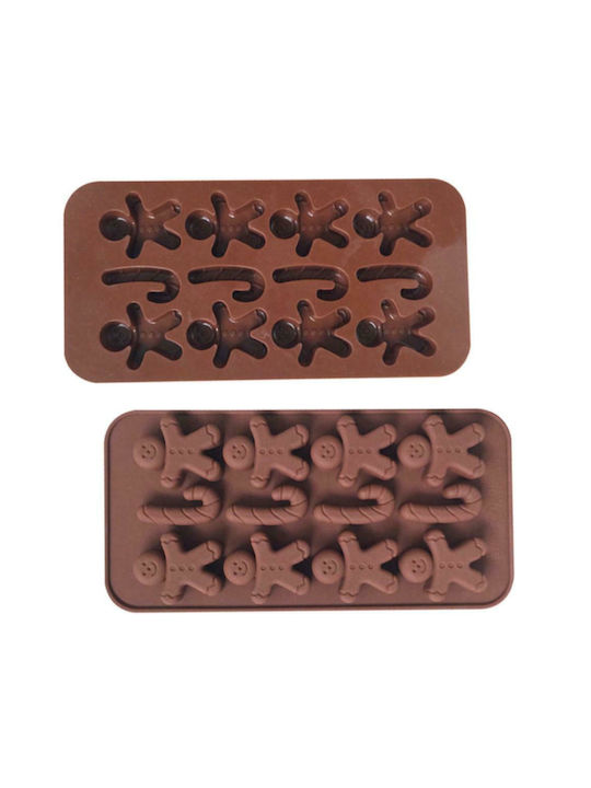 Sugar Love Christmas Sweets Pan/Mold Brown L21.2xW10.6cm.