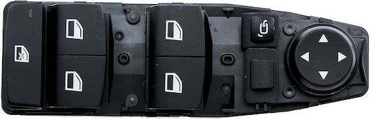 NTY Car Window Switch for BMW F10 / X3 F07 / F25 2010+ 6pin Black