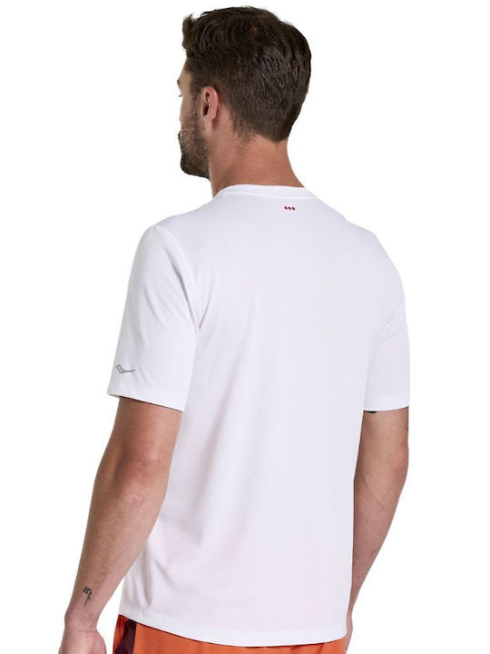 Saucony Stopwatch T-shirt Λευκό