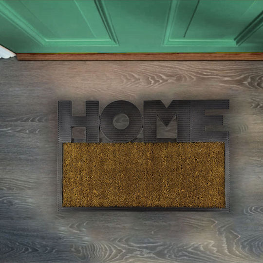 San Lorentzo Doormat from Coconut Tree Homeplace Brown 40x60cm 1700460 Brown