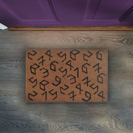 San Lorentzo Entrance Doormat Made of Coconut Tree SLG237 Brown 40x60cm 18000266B Brown