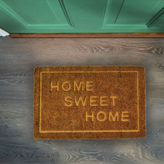 San Lorentzo Doormat from Coconut Tree Sweet Brown 40x60cm 28485 Brown