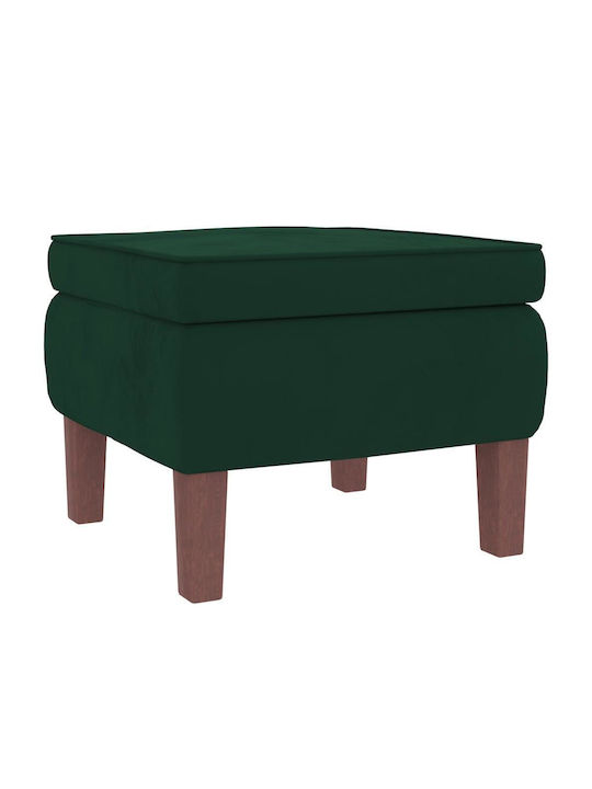 Rocking Armchair with Footstool Green 78x93x97cm