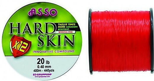 Asso Hard Skin Риболовна влакно Червено 600м / 0.35мм