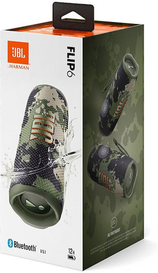 JBL Flip 6 Водоустойчиво Bluetooth високоговорител 30W с живот на батерията до 12 часа Squad