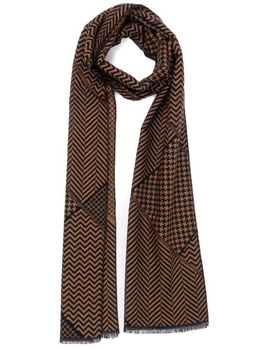 Verde Men's Scarf Brown