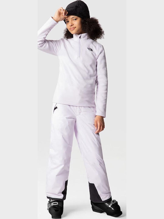 Kids' Shirt Long Sleeve Lilac Glacier 1/4 Zip