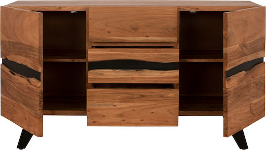 Bufet Alicia din Lemn Masiv & Metal Acacia 148x43.5x86cm