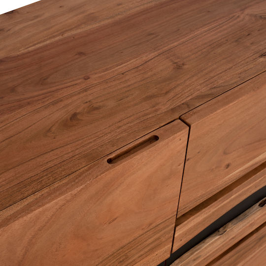Bufet Alicia din Lemn Masiv & Metal Acacia 148x43.5x86cm