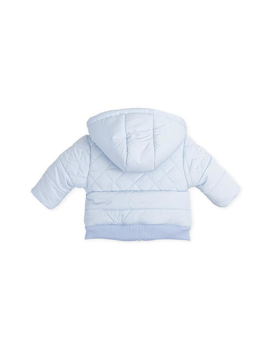 Tutto Piccolo Kids Casual Jacket short Hooded Light Blue